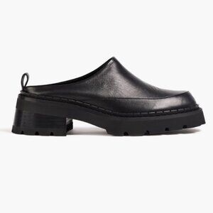 By Far Reyna black leather shoes/loafers/mules Sz 36/Us Sz 6